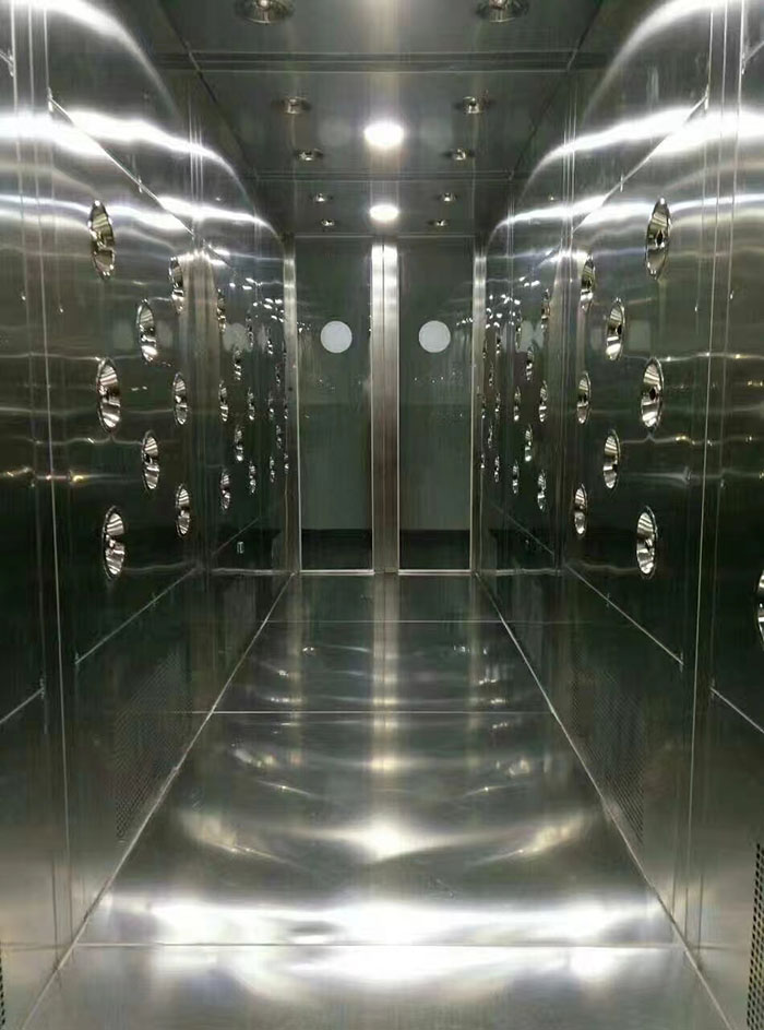 檢查風(fēng)淋室風(fēng)機(jī)是否正常工作，是否有異物堵塞。